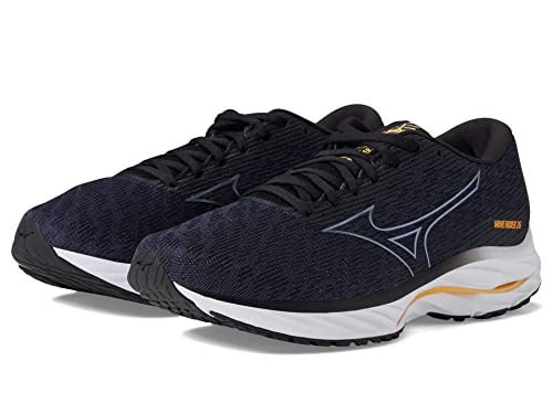 Mizuno Herren Wave Rider 26 Laufschuh, Odysy Grey-Metallic Grey, 46 EU Weit von Mizuno