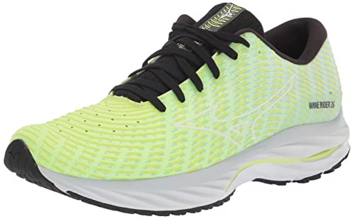 Mizuno Herren Wave Rider 26 Laufschuh, Ssw-Neo Lime/Weiß, 39 EU von Mizuno