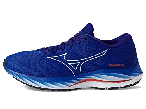 Mizuno Herren Wave Rider 26 Laufschuh, Super Sonc/Eiswasser, 44 EU Weit von Mizuno