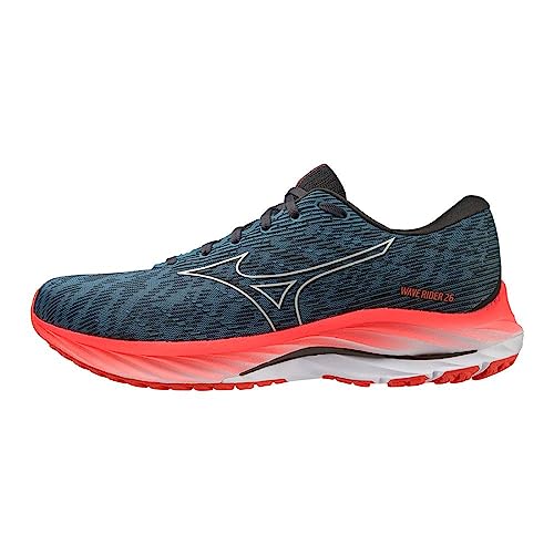 Mizuno Herren Wave Rider 26 Running Shoes, Provincial Blue/Nimbus Cloud/Soleil, 46 EU von Mizuno