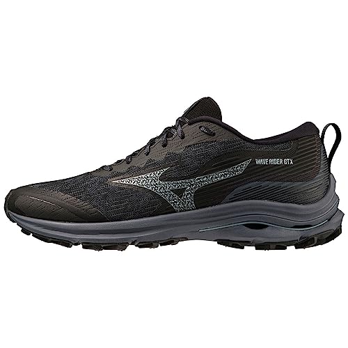 Mizuno Herren Wave Rider GTX Laufen, Blk Oblue Gridge, 40.5 EU von Mizuno