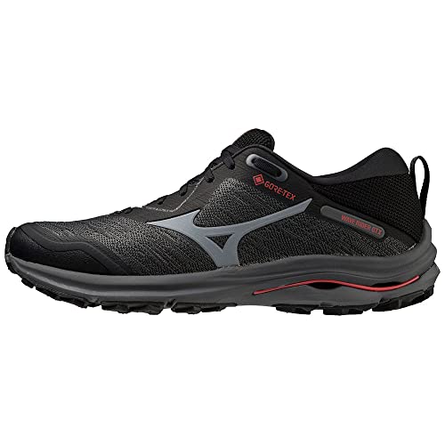 Mizuno Herren Wave Rider GTX Straßen-Laufschuh, Iron Gate/Oyster Mushroom/Bittersweet, 42 EU von Mizuno