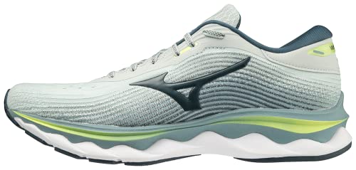 Mizuno Herren Wave Sky 5 Laufschuhe, Blau (Misty Blue Orion Blue Neolime), 46.5 EU von Mizuno