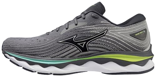 Mizuno Herren Wave Sky 6 Laufschuh, Quiet Shade/Silver, 45 EU von Mizuno