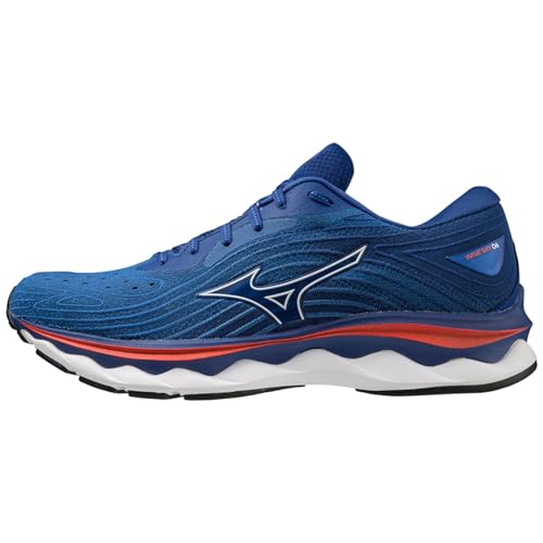 Mizuno Herren Wave Sky 6 Traillaufschuhe, Turkishsea Wht Chtomato, 41 EU von Mizuno