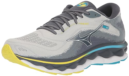 Mizuno Herren Wave Sky 7 Laufschuh, Perle Blau-weiß, 13 von Mizuno