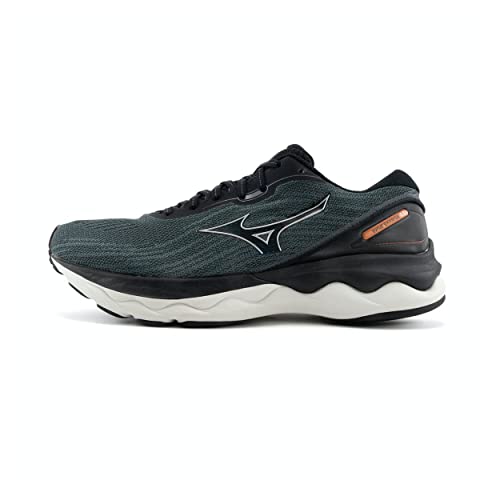 Mizuno Herren Wave Skyrise 3 Laufschuhe, Black Silver Orangecopper, 46 EU von Mizuno