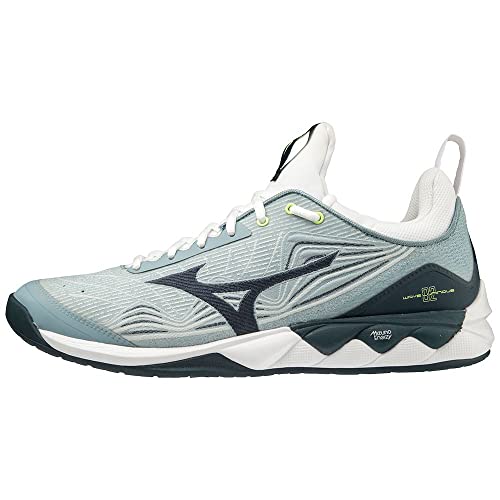 Mizuno Herren Welle Leuchtend 2 Sneaker, Blau (Stoneblue Ssea Neolime), 51 EU von Mizuno