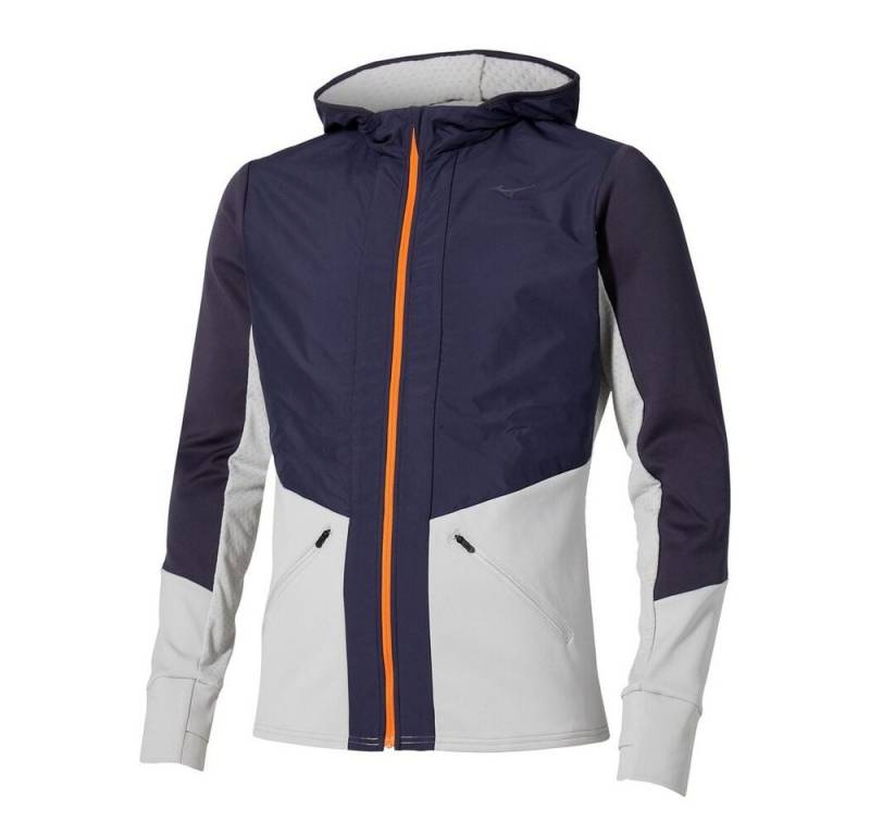 Mizuno Laufjacke Active Warmalite Hybrid Full Zip Hooded Longsleeve von Mizuno