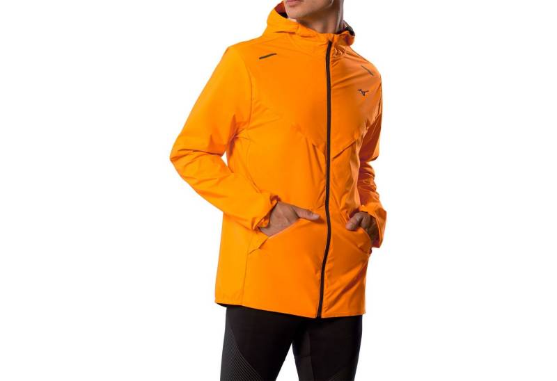 Mizuno Laufjacke Thermal Charge Hooded Jacket Men J2GEC502-51 Laufjacke mit vielen funktionellen Details von Mizuno
