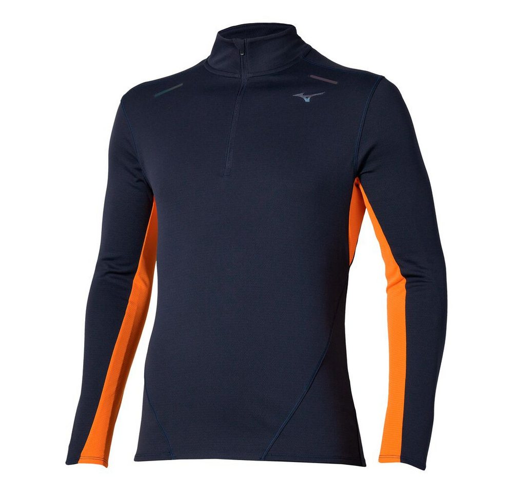 Mizuno Laufshirt Tech Thermal Charge Half Zip Longsleeve von Mizuno