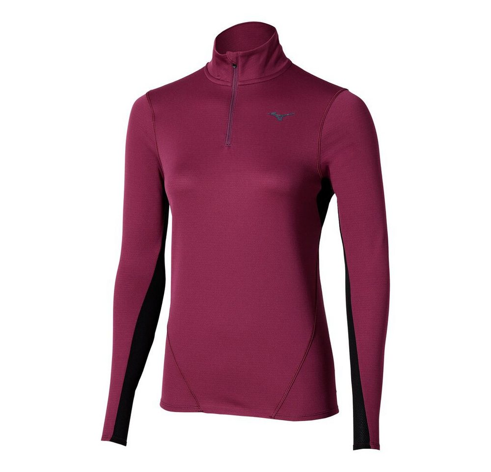Mizuno Laufshirt Tech Thermal Charge Half Zip Longsleeve von Mizuno
