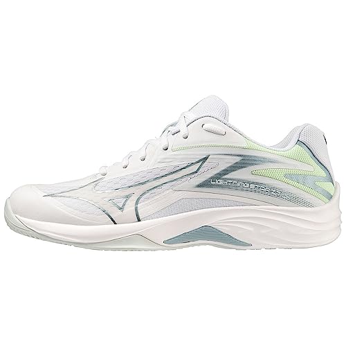 Mizuno Lightning Star Z7 Jr Volleyball, Whte Gridge Patinagreen, 32 EU von Mizuno