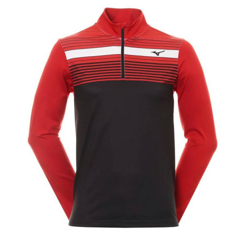 Mizuno Longsweatshirt Mizuno Golf Layer Breeze Elite ST 1/4 Zip Rot Herren UK S von Mizuno
