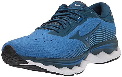 Mizuno Men's Wave Sky 5 Running Shoe, Imperial Blue-Sea, 12 Wide von Mizuno