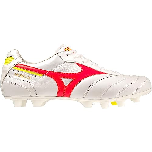 Mizuno Morelia 2 Elite MD Mann Fußballschuhe Weiß Rot von Mizuno