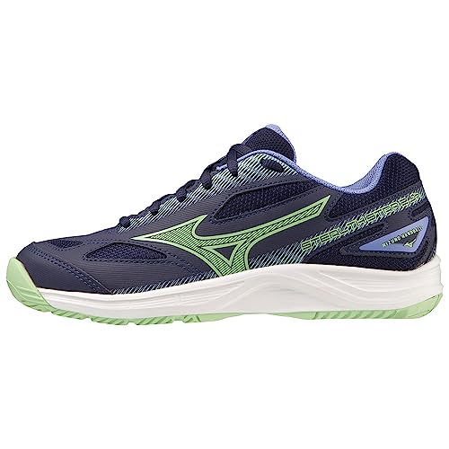 Mizuno Stealth Star 2 Jr Indoor, Eblue Techgreen Lolite, 34 EU von Mizuno