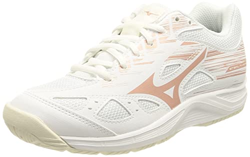 Mizuno Unisex Kinder Stealth Star Junior Sneaker, Weiße Rose Schneewittchen, 37 EU von Mizuno