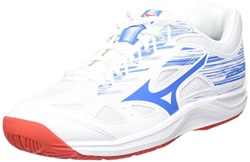 Mizuno Stealth Star Junior Sneaker, White Fred Frenchblue, 32.5 EU von Mizuno