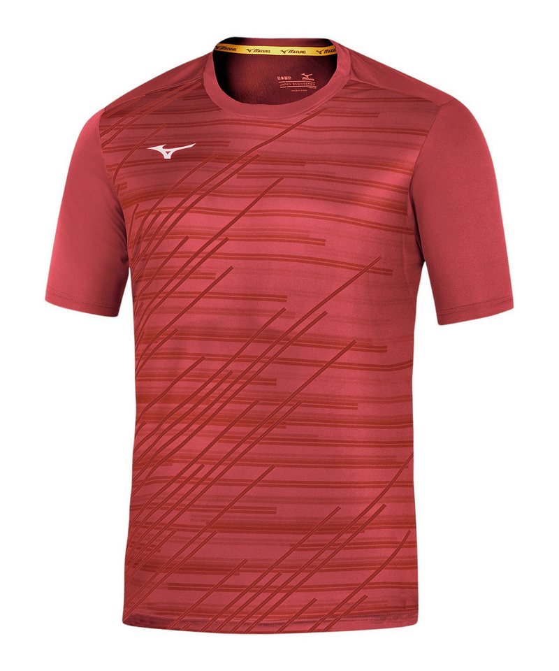 Mizuno T-Shirt Mizuno Chiba T-Shirt Kurzarm-Shirts Herren Polyester von Mizuno