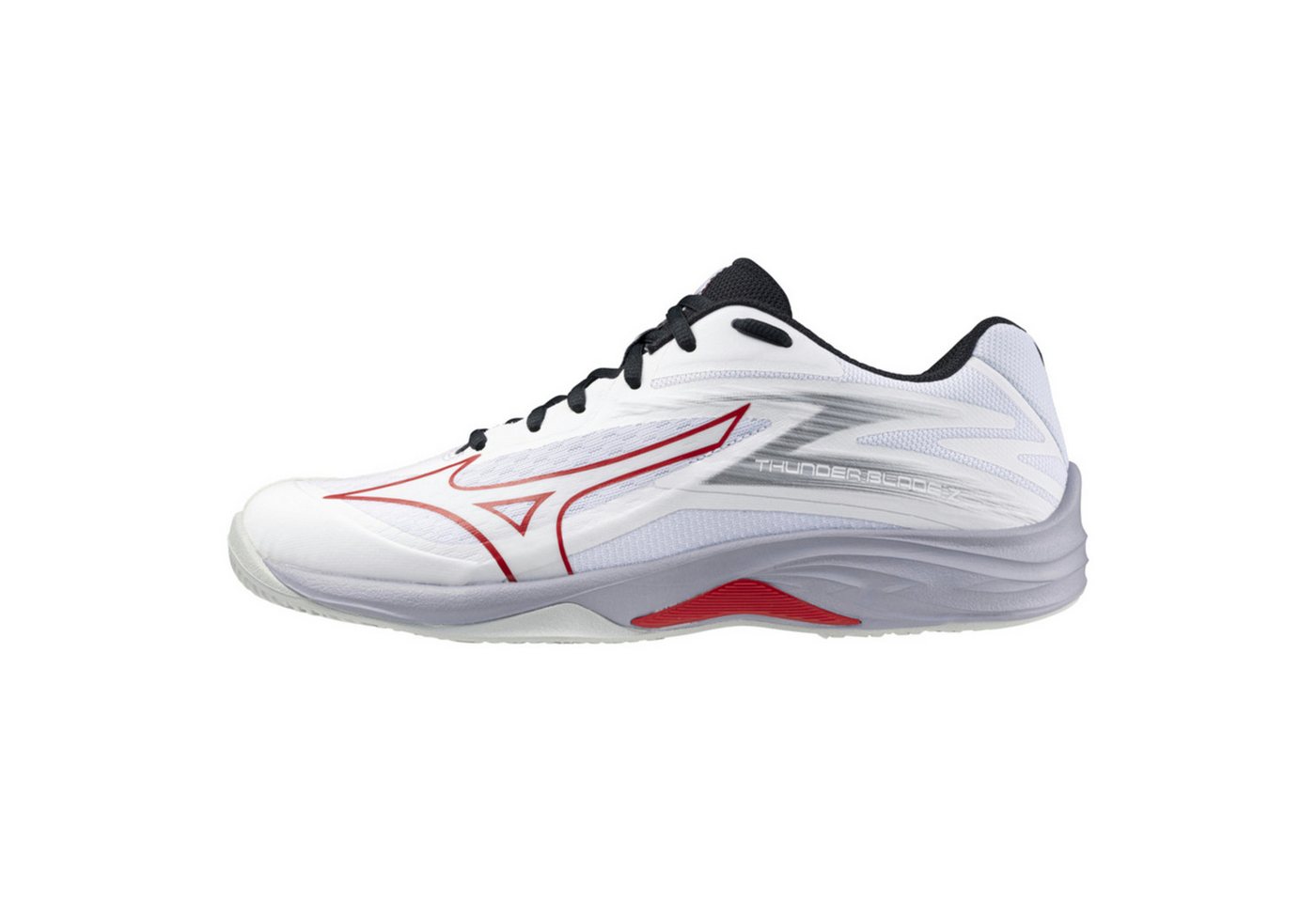 Mizuno THUNDER BLADE Z - Unisex Volleyballschuh - White/Salsa/Black Hallenschuh Mizuno THUNDER BLADE Z - Unisex Volleyballschuh - White/Salsa/Black Hallenschuh von Mizuno