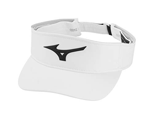 Mizuno Tour Elite Visor, One Size Fits All, WHITE von Mizuno