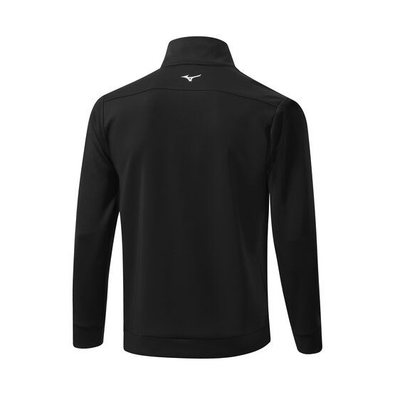 Mizuno Trace 1/4 Zip Stretch Midlayer schwarz von Mizuno