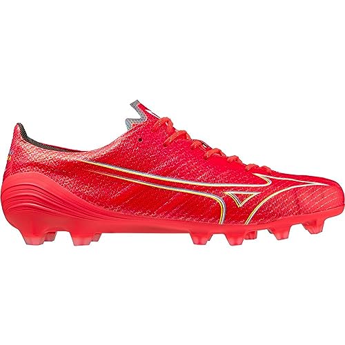 Mizuno Unisex A Japan fußballschuhe, Feurige Koralle 2, weiße Bolzen 2, 43 EU von Mizuno