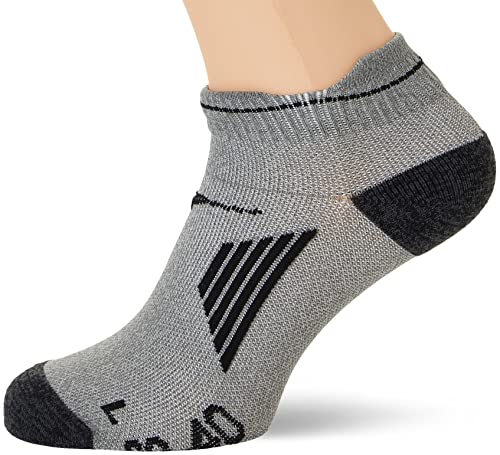 Mizuno Unisex Active Training Mid 2P Socke, Black/Grey, L von Mizuno