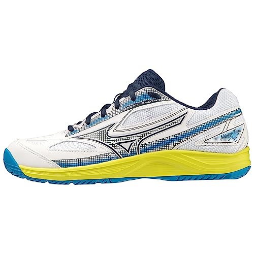 Mizuno Unisex Break Shot 4 AC Tennis, Wht Drssblue Sspring, 37 EU von Mizuno