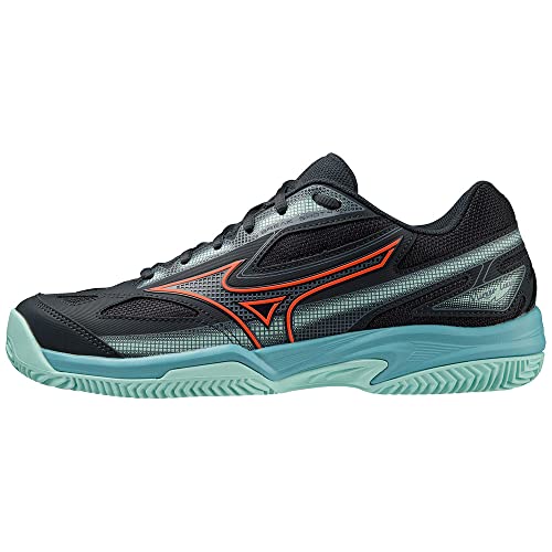 Mizuno Unisex Break Shot 4 CC Tennisschuh, Collegiate Blue/Soleil/Tanager Turquoise, 40 EU von Mizuno