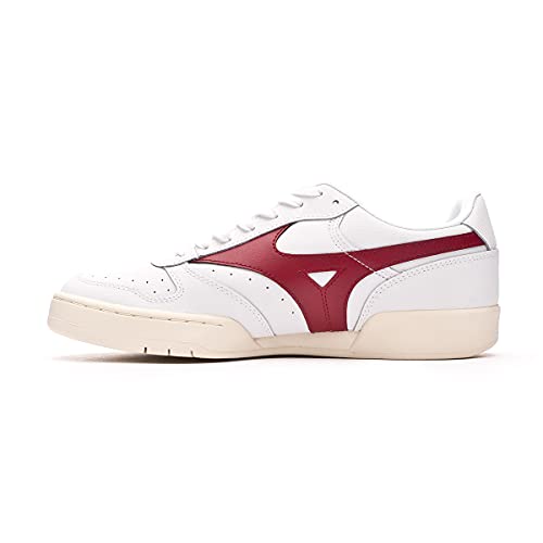 Mizuno Unisex City Wind Sneaker, White/Rhubarb, 42 EU von Mizuno