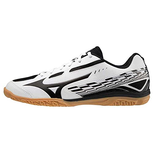 Mizuno Unisex Crossmatch Sword Sneaker, White/Black, 38 EU von Mizuno