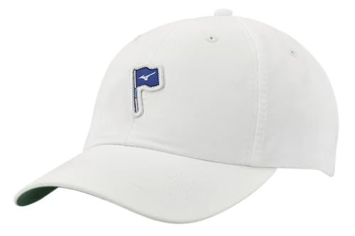 Mizuno Unisex-Erwachsene Pin High Relaxed Golfkappe Cap, Weiss/opulenter Garten, Einheitsgröße von Mizuno