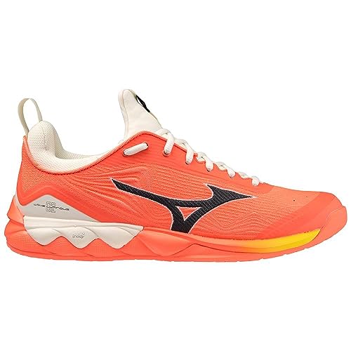 Mizuno Unisex Leuchtende Welle 2 Volleyballschuhe, Neon Flame Black Bolt2ne, 40 EU von Mizuno