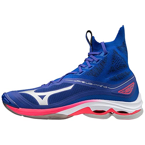 Mizuno Unisex Lightning Neo Volleyball-Schuh, ReflexBlueC/SilverDPink, 42.5 EU von Mizuno