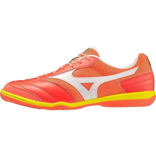 Mizuno Unisex MRL Club In Zimmer Hallen-Fußballschuhe, Neon Flame Weiß, 40 EU von Mizuno