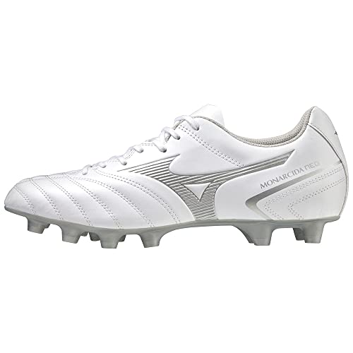 Mizuno Unisex Monarcida NEO II Select Fußballschuh, White/Hologram, 40.5 EU von Mizuno