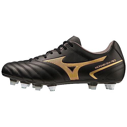 Mizuno Unisex Monarcidaneoiiselmix Fußball, schwarz/goldfarben, 45 EU von Mizuno