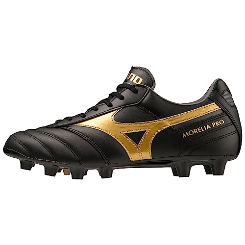 Mizuno Unisex Morelia II Pro Fußball, Schwarz/Gold/Darkshadow, 41 EU von Mizuno