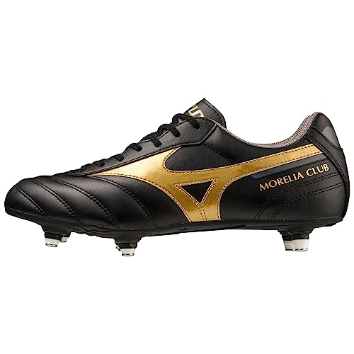 Mizuno Unisex Morelia Ii Club SI Fußball, Schwarz, Gold, dunkler Schatten, 44 EU von Mizuno