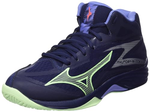 Mizuno Unisex Thunder Blade Z Mid Volleyball, Eveblue Techgreen Iolith, 42 EU von Mizuno