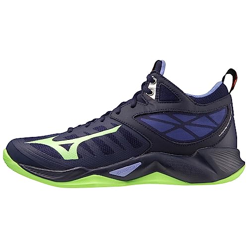 Mizuno Unisex Wave Dimension Mid Volleyball, Eveblue Techgreen Iolite, 42.5 EU Mizuno Unisex Wave Dimension Mid Volleyball, Eveblue Techgreen Iolite, 42.5 EU von Mizuno