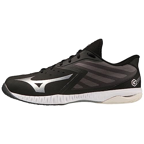 Mizuno Unisex Wave Gk Indoor, Schwarz, Silber, Weiß, 36.5 EU von Mizuno