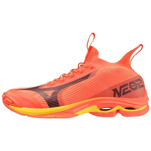 Mizuno Unisex Wave Lightning Neo2 Volleyballschuhe, Neonflame, schwarzer Bolt 2, 36.5 EU Mizuno Unisex Wave Lightning Neo2 Volleyballschuhe, Neonflame, schwarzer Bolt 2, 36.5 EU von Mizuno