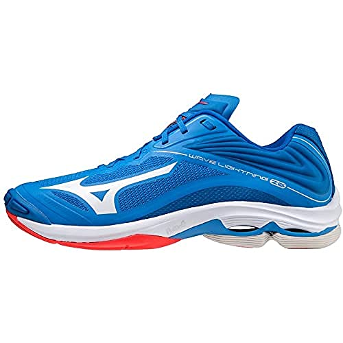 Mizuno Unisex Wave Lightning Z6 Volleyball-Schuh, French Blue/White/Ignition Red, 46.5 EU von Mizuno