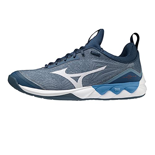 Mizuno Unisex Wave Luminous 2 Volleyballschuhe, Darkdenim White Bluejasper, 39 EU von Mizuno