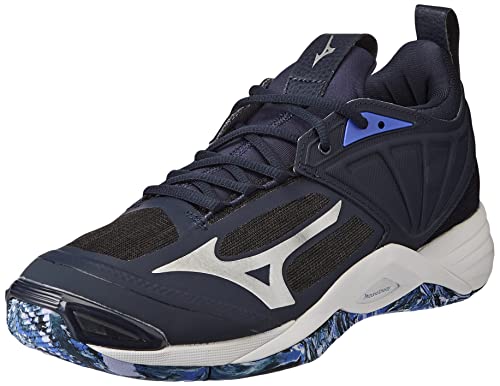 Mizuno Unisex Wave Momentum 2 Volleyball-Schuh, Sky Captain/Galaxy Silver/Violet Blue, 51 EU von Mizuno