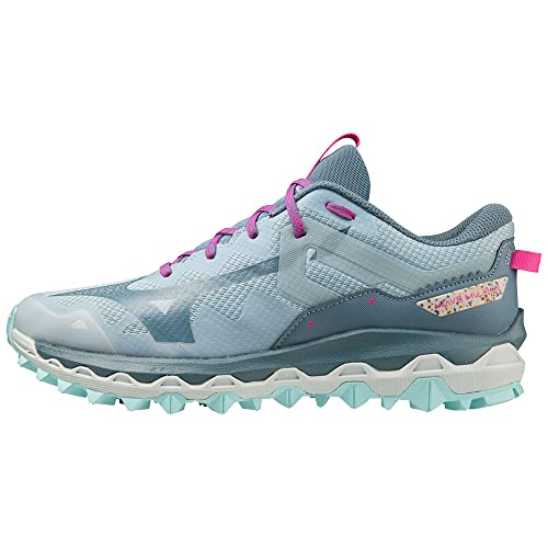 Mizuno Unisex Wave Mujin 9 Traillaufschuh, Forget-Me-Not/Nimbus Cloud/807 C, 38 EU von Mizuno