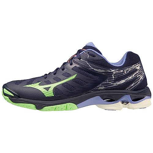 Mizuno Unisex Wave Voltage Volleyball, EveBlue/TechGreen/Iolite, 46 EU, EveBlue/TechGreen/Iolite von Mizuno